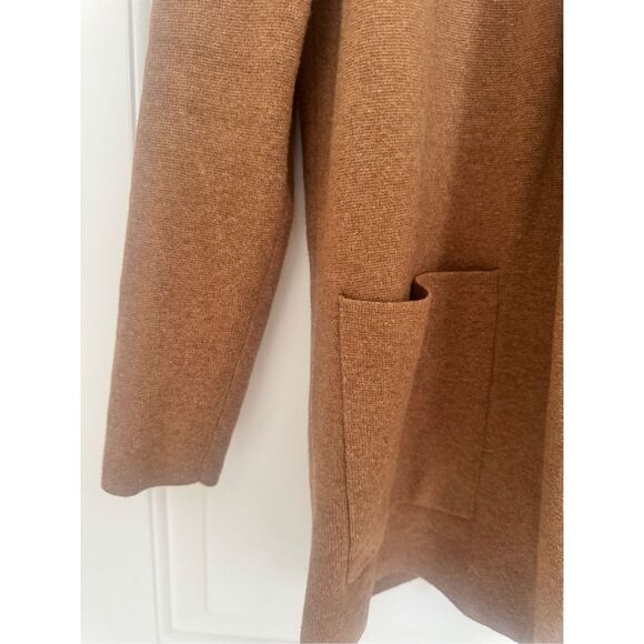 NWT J.Crew Open Front Cashmere Knit Cardigan Sweater Brown Size XS - Picture 10 of 10
